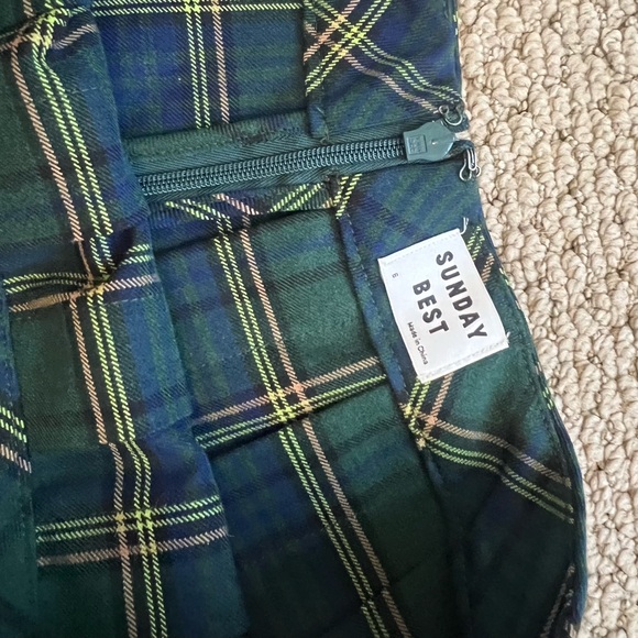 Aritzia Sunday Best Plaid Skirt - Picture 2 of 2
